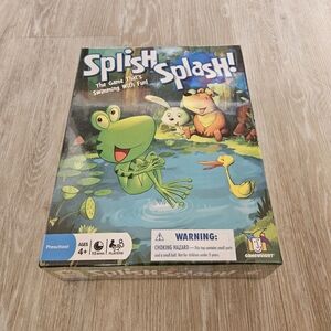 New Splish Splash Game Gamewright 2011 Kids Family Childrens Wooden Board Game